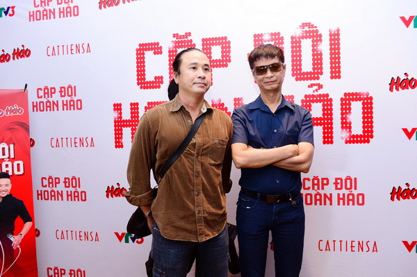 Lê Hoàng và Lê Minh Sơn tại buổi họp báo Cặp đôi hoàn hảo 2013. Lê Hoàng và Lê Minh Sơn tại buổi họp báo Cặp đôi hoàn hảo 2013.