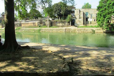 Hiện trường nơi học sinh Dương Tiến Đạt bị đánh chết.