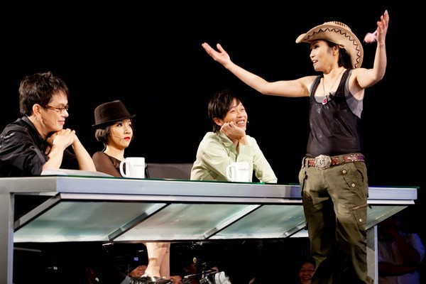 Chị đã "quậy tưng" cả chương trình khiến cả BGK và người xem đều...khó chịu.