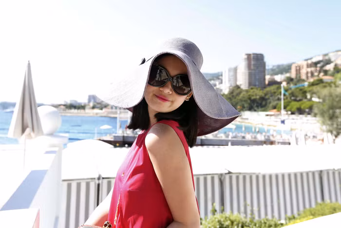 Người đẹp Tống Diệu Hằng tại Monaco.