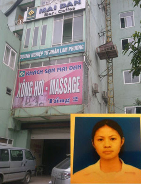 Đối tượng Linh Thị Kiều và nơi xảy ra vụ án mạng với ông Vũ Dương Bình. Đối tượng Linh Thị Kiều và nơi xảy ra vụ án mạng với ông Vũ Dương Bình.