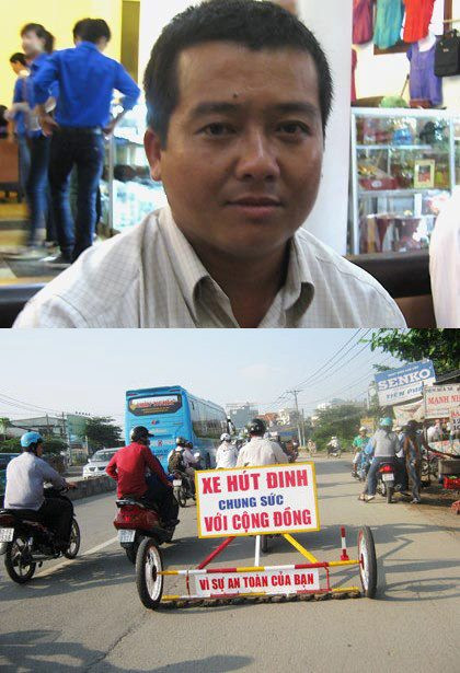 Tuyến quốc lộ 1 đoạn qua thị xã Dĩ An vốn là "điểm tử thần" vì nạn rải đinh, nhiều xe bị vướng đinh. Ấn tượng mạnh nhất với anh Xuân là vụ tai nạn của một chiếc xe máy khi đổ dốc. Lần đó, chiếc xe máy bị mất lái do vướng đinh, người chồng bị chấn thương sọ não. Nỗi đau của gia đình đó khiến anh Xuân thấy cần phải làm gì đó giúp cho cộng đồng chống lại nạn đinh tặc. Những "hiệp sĩ" này đang âm thầm góp sức làm cho cuộc sống tốt đẹp hơn.