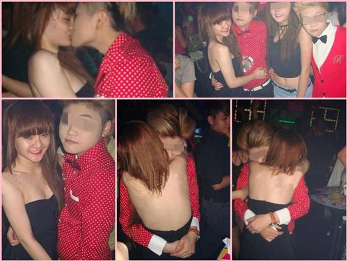 Nói về những bức hình đang khiến dư luận phản ứng, em gái của Phương Trinh thanh minh: “Em nghĩ bây giờ không ít bạn cũng từng vào bar chơi, nhưng quan trọng là mình chơi như thế nào, chơi theo hướng tốt hay hướng xấu và phải biết điểm dừng. Vả lại em cũng không hay đi bar cho nên là em cũng không giống như mọi người nghĩ. Còn những tấm hình ôm ấp, mọi người đều biết ở trong bar rất ồn nên muốn nói chuyện với nhau là phải ghé sát vào người nhau để nói, khiến mọi người hiểu lầm em”.