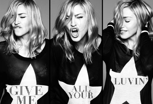 "Give Me All Your Luvin" đang đứng thứ ba trên bảng xếp hạng Billboard. Ảnh: Billboard. "Give Me All Your Luvin" đang đứng thứ ba trên bảng xếp hạng Billboard. Ảnh: Billboard.