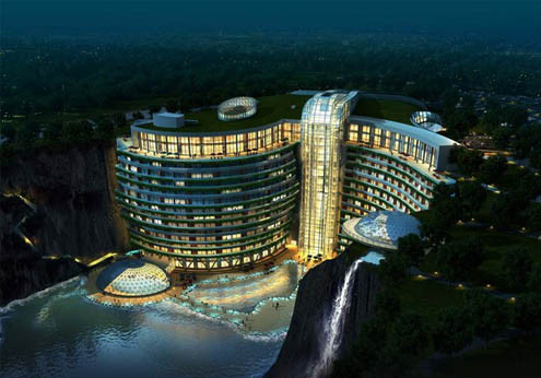 Phối cảnh khách sạn InterContinental Shimao Wonderland. Ảnh: Shimao Property Group Phối cảnh khách sạn InterContinental Shimao Wonderland. Ảnh: Shimao Property Group