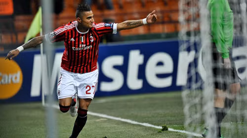 Boateng - tác giả bàn thắng mở tỉ số cho AC Milan - Ảnh: Getty Boateng - tác giả bàn thắng mở tỉ số cho AC Milan - Ảnh: Getty