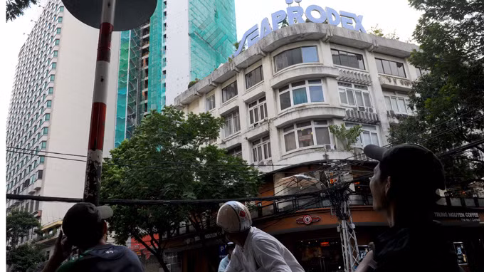 Trụ sở của Tổng công ty Thủy sản Việt Nam - nơi ông Nguyễn Hữu Lộc làm chủ tịch hội đồng thành viên - Ảnh: Tự Trung