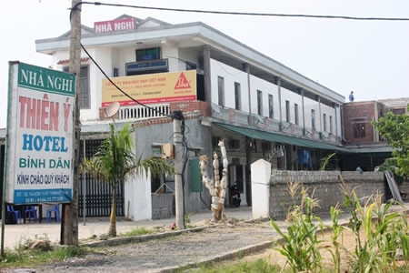 Nhà nghỉ Thiên Ý, nơi xảy ra vụ việc.. Nhà nghỉ Thiên Ý, nơi xảy ra vụ việc..