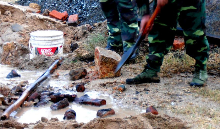 Đạn được phát hiện