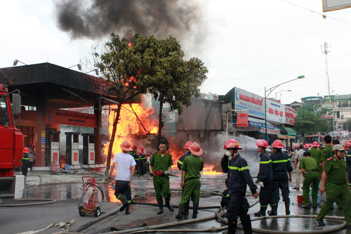 Đám cháy có nguy cơ lan rộng