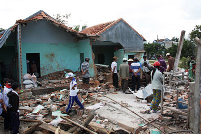 Toàn cảnh cơ sở bánh tráng sau vụ nổ