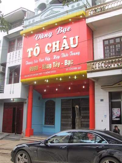 Tiệm vàng Tô Châu, nơi xảy ra án mạng nghiêm trọng. ảnh: Duy Chiến.