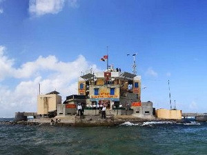 Đảo Đá Thị. (Ảnh: Trọng Đạt/TTXVN)