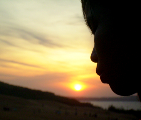 Nụ hôn mặt trời, trong một sáng Đồi Hồng - Phan Thiết rực rỡ.