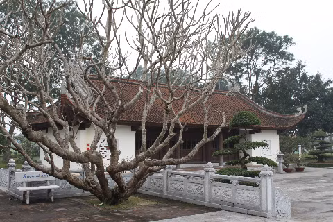 Nhà Ngang ở quê Bác.