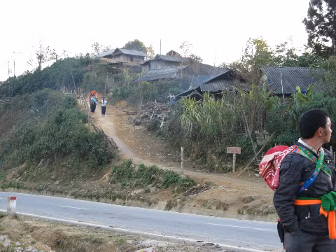 Nhà của người Mông.