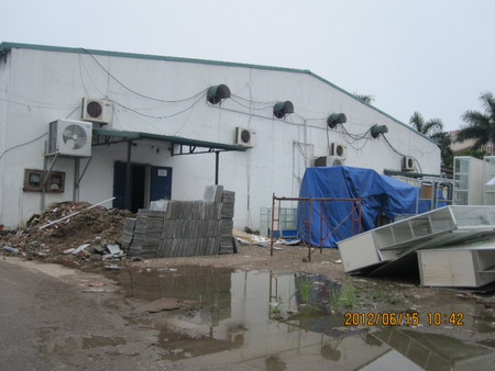 Tình trạng cơ sở hạ tầng tại Trung tâm HCTL Giảng Võ. Ảnh: Nhật Minh