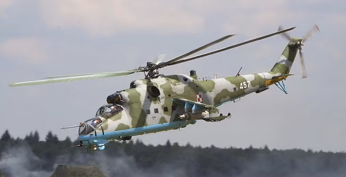 Trực thăng quân sự Mi-24 của Syria Trực thăng quân sự Mi-24 của Syria
