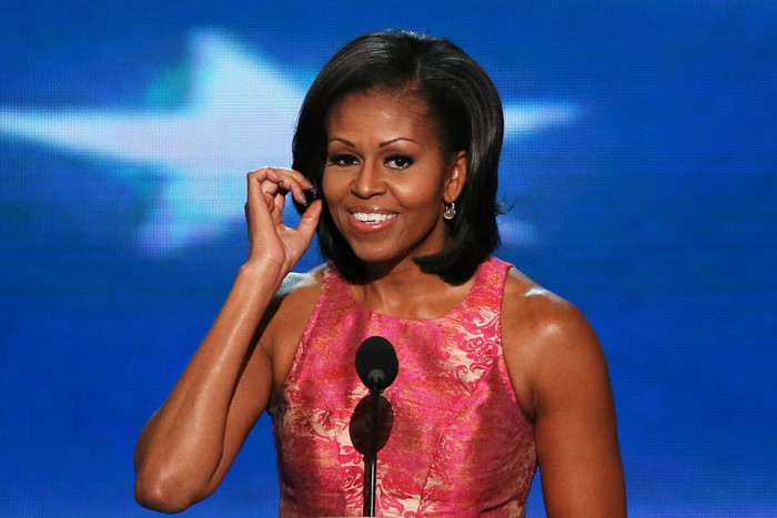 Bà Michelle Obama ạo nên động lực cho cả hội nghị và làm nổ tung cả hội trường