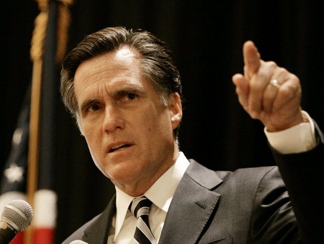 Mitt Romney: "Người Palestine không muốn hòa bình" Mitt Romney: "Người Palestine không muốn hòa bình"