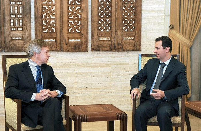 Aleksey Pushkov tiếp Tổng thống Syria Bashar Al-Assad Aleksey Pushkov tiếp Tổng thống Syria Bashar Al-Assad