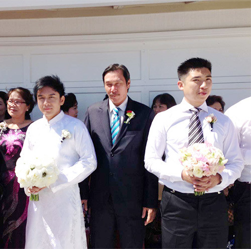 Lễ xin dâu truyền thống của anh Bo.