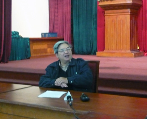 Trưởng phòng Công tác HSSV Sở GD&ĐT Hà Nội Mai Sỹ Nhật.