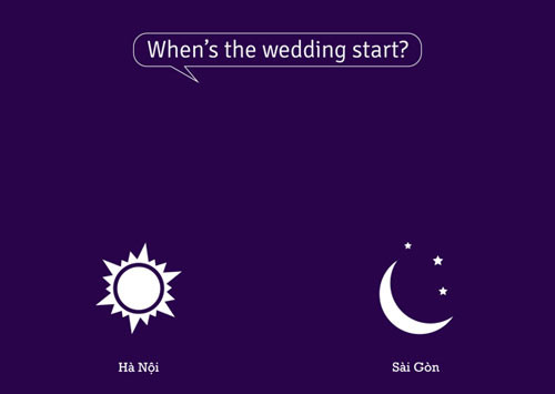 Cỗ cưới ở Hà Nội thường ăn buổi trưa. Tiệc cưới ở Sài Gòn thường ăn buổi tối Cỗ cưới ở Hà Nội thường ăn buổi trưa. Tiệc cưới ở Sài Gòn thường ăn buổi tối