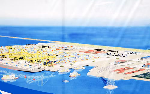 Phối cảnh dự án Cảng cửa ngõ quốc tế Hải Phòng. Chinhphu.vn