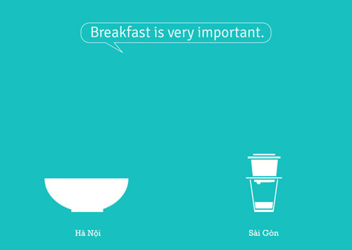 Hình ảnh bữa sáng ở Hà Nội gắn liền với tô phở nóng hổi, ở Sài Gòn gắn liền với ly cà phê Hình ảnh bữa sáng ở Hà Nội gắn liền với tô phở nóng hổi, ở Sài Gòn gắn liền với ly cà phê