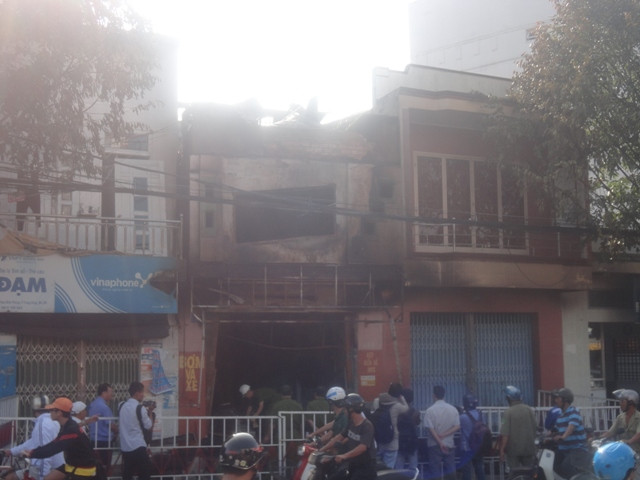 Hiện trường vụ cháy