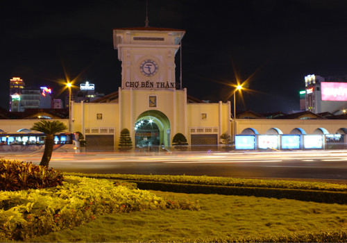 Chợ Bến Thành. Ảnh Lê Thị Ái Linh