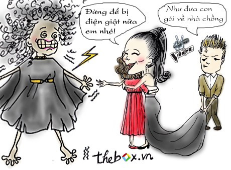 2 lần, Mr. Đàm chạy ra khỏi chỗ ngồi để...nâng váy cho Thu Minh. Tại phần thi của thí sinh Bảo Anh, Thu Minh tiếc rẻ ôm lấy cô gái xinh đẹp này không muốn rời. Mr. Đàm cầm váy cho Thu Minh hồi lâu cũng phải lẩm nhẩm: "Như đưa con gái về nhà chồng!" 2 lần, Mr. Đàm chạy ra khỏi chỗ ngồi để...nâng váy cho Thu Minh. Tại phần thi của thí sinh Bảo Anh, Thu Minh tiếc rẻ ôm lấy cô gái xinh đẹp này không muốn rời. Mr. Đàm cầm váy cho Thu Minh hồi lâu cũng phải lẩm nhẩm: "Như đưa con gái về nhà chồng!"