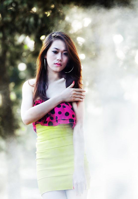 Vũ Diệu Thúy sinh viên năm 3 trường ĐH Kinh doanh Công nghệ