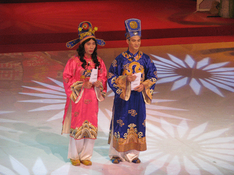 "Cặp đôi" Nam Tào (Xuân Bắc) Bắc Đẩu (Công Lý) đã gây được những ấn tượng sâu sắc đối với khán giả.