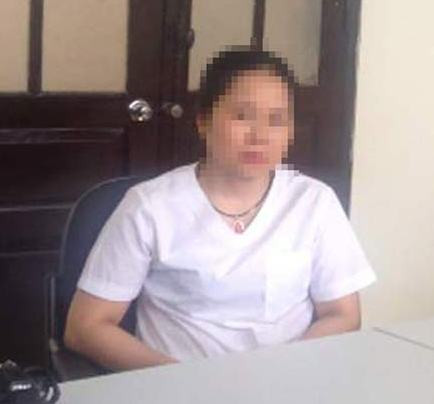 Người được cho là đã có hành vi "ăn bớt" vắc xin Bùi Thị Phương Hoa.