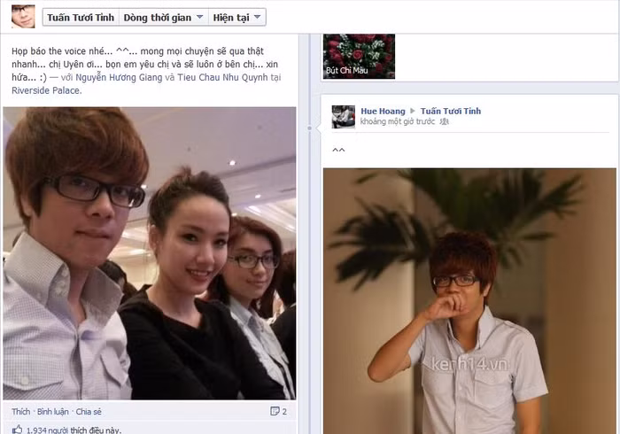 Ảnh chụp từ Facebook Bùi Anh Tuấn