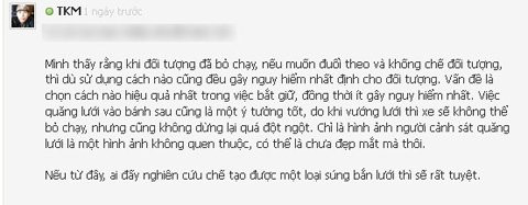 Trên nhiều diễn đàn, các thành viên đang bàn tán rất sôi nổi về biện pháp mới của Công an TP Thanh Hoá. Trên nhiều diễn đàn, các thành viên đang bàn tán rất sôi nổi về biện pháp mới của Công an TP Thanh Hoá.