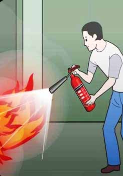 Khi bước chân vào một ngôi nhà cao tầng, nhiều tầng, việc đầu tiên bạn cần phải để ý xem cầu thang bộ, cầu thang thoát nạn ở đâu. Có thể bạn đi bằng lối thang máy nhưng vẫn cần đưa mắt chú ý đến vị trí đặt các phương tiện chữa cháy để khi xảy ra hỏa hoạn, các phương tiện này có thể giúp bạn thoát nạn. Hoặc đôi khi các cuộn dây vòi nước chính là các “dây” cứu nạn khi có hỏa hoạn. Khi có cháy hãy bình tĩnh suy xét là yếu tố quan trọng nhất. Dùng các thiết bị chữa cháy có sẵn dập tắt đám cháy. Nếu không dập được cháy hãy đóng cửa phòng bị cháy lại. Tìm các lối thoát nạn sẵn có theo đèn chỉ dẫn (hoặc nghe thông báo qua hệ thống truyền thanh, vô tuyến). Có thể tìm lối thoát sang các phòng khác. Lưu ý hãy sử dụng cầu thang bộ hay theo lối đèn có chữ "EXIT" - lối ra để thoát nạn. Tuyệt đối không dùng thang máy vì khi xảy ra hỏa hoạn có thể nguồn điện bị ngắt, bạn sẽ bạn kẹt trong đó. Đồng thời trên đường đi, hãy báo cho hàng xóm hoặc những người khác ở các phòng lân cận biết đang có cháy xảy ra. Nếu phải băng qua lửa thì hãy dùng chăn, áo thấm nước ướt trùm lên người. Bò hoặc đi khom người khi di chuyển trong vùng có nhiều khói. Nếu có điều kiện, hãy dùng khăn thấm nước để bị lên mũi sẽ giúp hạn chế hít phải khí độc. Lưu ý: nếu phải mở cửa hãy kiểm tra nhiệt độ trước khi mở (bằng cách sờ tay vào cửa). Nếu nhiệt độ quá cao, tuyệt đối không được mở. Khi mở cửa, nên tránh mặt, né người sang một bên đề phòng lửa tạt (để tránh tổn thương do hiện tượng chênh lệch áp suất). Khi vào phòng nếu thấy có khói lùa vào hãy dùng vải, giẻ ướt chặn lấy chân cửa. Nếu không tìm thấy lối ra cửa chính, hãy di chuyển ra ban công hoặc mở cửa sổ. Rồi từ ban công/cửa sổ hãy hô to cho mọi người biết. Sau đó gọi ngay cho lực lượng phòng cháy chữa cháy (số 114) để thông báo vị trí cụ thể của mình. Trong khi chờ đợi lực lượng phòng cháy chữa cháy chuyên nghiệp, hãy tìm các phương tiện cứu nạn có sẵn trong tòa nhà được trang bị từ trước như thang, dây thoát hiểm để xuống. Hãy quan sát kỹ để tìm kiếm phương tiện, đôi khi tấm rèm, ga xé dọc, quần áo gió buộc lại cũng có thể là phương tiện giúp bạn thoát nạn. Lưu ý, tuyệt đối không hoảng hốt, nhảy từ trên cao xuống sẽ rất nguy hiểm. Khi có thang, đệm của lực lượng phòng cháy chữa cháy, cứu hộ cứu nạn đến và được yêu cầu, bạn mới nhảy xuống. Khi bước chân vào một ngôi nhà cao tầng, nhiều tầng, việc đầu tiên bạn cần phải để ý xem cầu thang bộ, cầu thang thoát nạn ở đâu. Có thể bạn đi bằng lối thang máy nhưng vẫn cần đưa mắt chú ý đến vị trí đặt các phương tiện chữa cháy để khi xảy ra hỏa hoạn, các phương tiện này có thể giúp bạn thoát nạn. Hoặc đôi khi các cuộn dây vòi nước chính là các “dây” cứu nạn khi có hỏa hoạn. Khi có cháy hãy bình tĩnh suy xét là yếu tố quan trọng nhất. Dùng các thiết bị chữa cháy có sẵn dập tắt đám cháy. Nếu không dập được cháy hãy đóng cửa phòng bị cháy lại. Tìm các lối thoát nạn sẵn có theo đèn chỉ dẫn (hoặc nghe thông báo qua hệ thống truyền thanh, vô tuyến). Có thể tìm lối thoát sang các phòng khác. Lưu ý hãy sử dụng cầu thang bộ hay theo lối đèn có chữ "EXIT" - lối ra để thoát nạn. Tuyệt đối không dùng thang máy vì khi xảy ra hỏa hoạn có thể nguồn điện bị ngắt, bạn sẽ bạn kẹt trong đó. Đồng thời trên đường đi, hãy báo cho hàng xóm hoặc những người khác ở các phòng lân cận biết đang có cháy xảy ra. Nếu phải băng qua lửa thì hãy dùng chăn, áo thấm nước ướt trùm lên người. Bò hoặc đi khom người khi di chuyển trong vùng có nhiều khói. Nếu có điều kiện, hãy dùng khăn thấm nước để bị lên mũi sẽ giúp hạn chế hít phải khí độc. Lưu ý: nếu phải mở cửa hãy kiểm tra nhiệt độ trước khi mở (bằng cách sờ tay vào cửa). Nếu nhiệt độ quá cao, tuyệt đối không được mở. Khi mở cửa, nên tránh mặt, né người sang một bên đề phòng lửa tạt (để tránh tổn thương do hiện tượng chênh lệch áp suất). Khi vào phòng nếu thấy có khói lùa vào hãy dùng vải, giẻ ướt chặn lấy chân cửa. Nếu không tìm thấy lối ra cửa chính, hãy di chuyển ra ban công hoặc mở cửa sổ. Rồi từ ban công/cửa sổ hãy hô to cho mọi người biết. Sau đó gọi ngay cho lực lượng phòng cháy chữa cháy (số 114) để thông báo vị trí cụ thể của mình. Trong khi chờ đợi lực lượng phòng cháy chữa cháy chuyên nghiệp, hãy tìm các phương tiện cứu nạn có sẵn trong tòa nhà được trang bị từ trước như thang, dây thoát hiểm để xuống. Hãy quan sát kỹ để tìm kiếm phương tiện, đôi khi tấm rèm, ga xé dọc, quần áo gió buộc lại cũng có thể là phương tiện giúp bạn thoát nạn. Lưu ý, tuyệt đối không hoảng hốt, nhảy từ trên cao xuống sẽ rất nguy hiểm. Khi có thang, đệm của lực lượng phòng cháy chữa cháy, cứu hộ cứu nạn đến và được yêu cầu, bạn mới nhảy xuống.