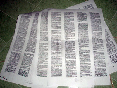 Một trang in cỡ chữ nhỏ như thế này chỉ có 250 đồng Một trang in cỡ chữ nhỏ như thế này chỉ có 250 đồng