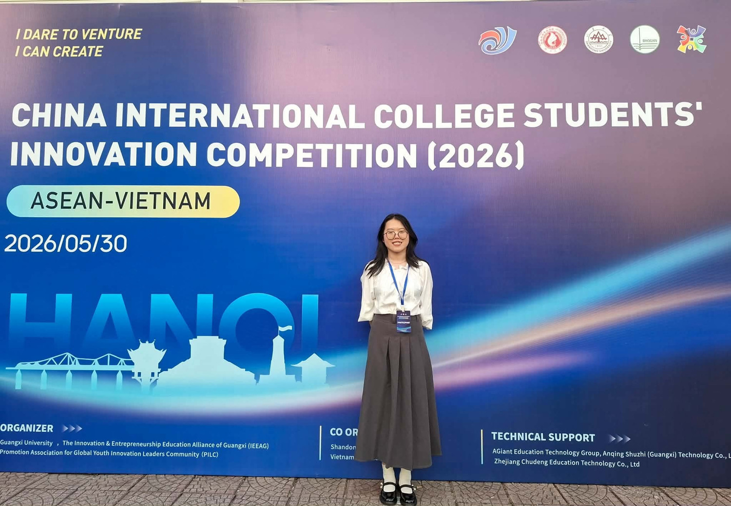 Em Đỗ Thị Như Quỳnh - Sinh viên ngành Sư phạm tiếng Anh, Trường Đại học Ngoại ngữ (Đại học Quốc gia Hà Nội). Ảnh: NVCC.