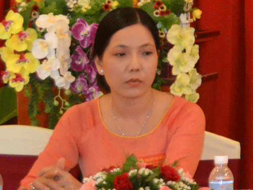 Bà Trần Hồng Ly (Ảnh: THANH TRÀ) Bà Trần Hồng Ly (Ảnh: THANH TRÀ)