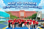 Trường Đại học Thủy lợi sẵn sàng đón 1000 sĩ tử tại Ngày hội Openday đợt 2 năm 2026