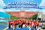 Trường Đại học Thủy lợi sẵn sàng đón 1000 sĩ tử tại Ngày hội Openday đợt 2 năm 2026