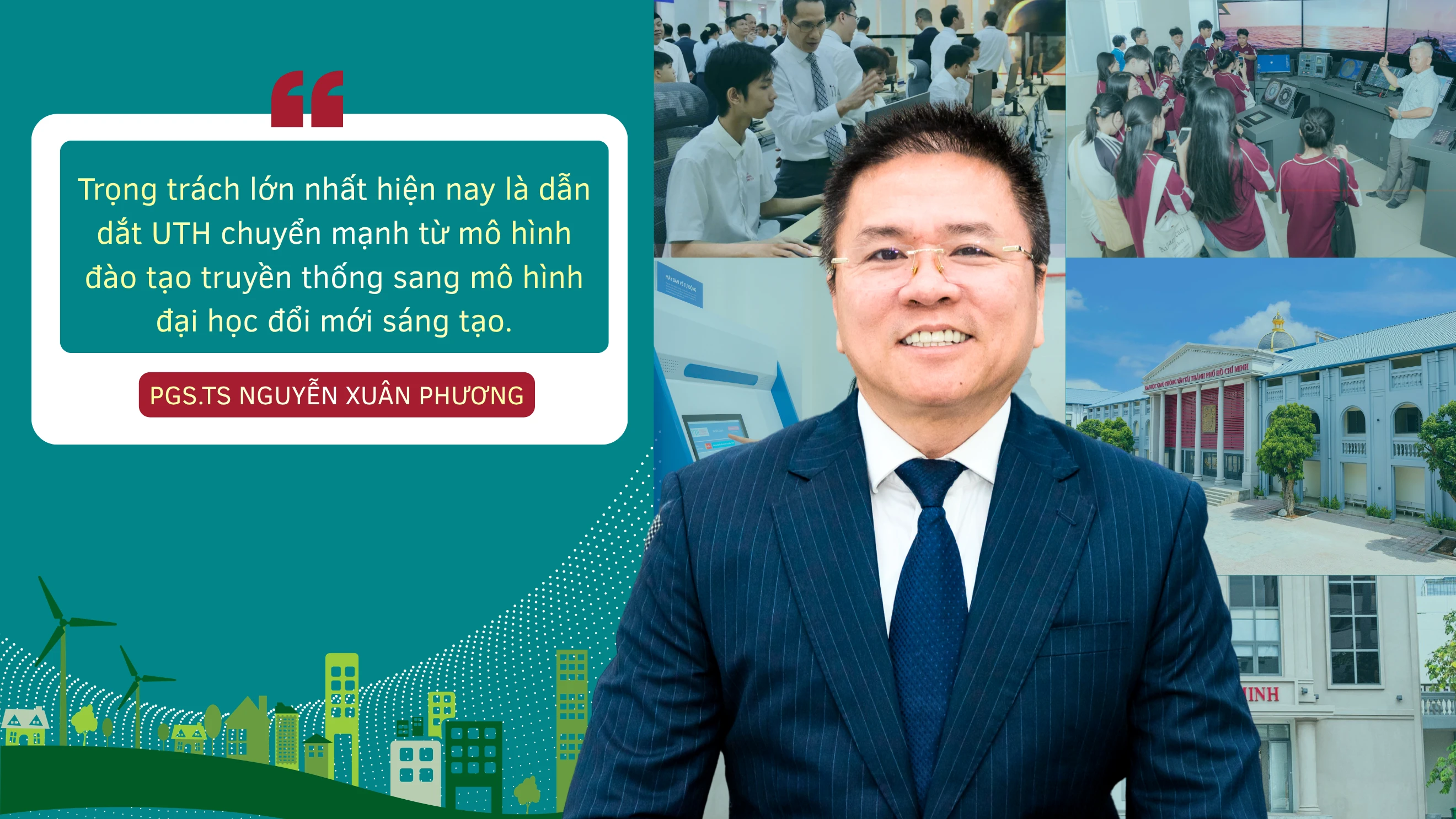 UTH đẩy mạnh đào tạo, nghiên cứu vật liệu xanh phục vụ phát triển hạ tầng bền vững