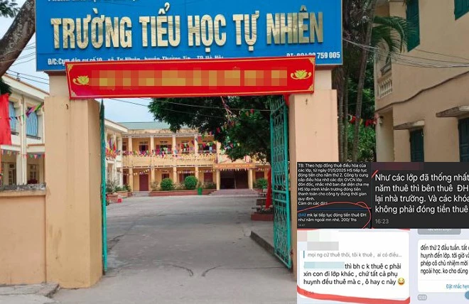 Bức xúc với khoản thu, cách ứng xử của trường, phụ huynh TH Tự Nhiên mong xã Chương Dương làm rõ