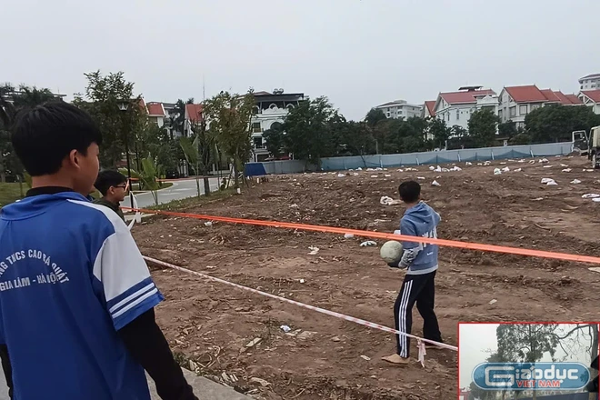 Có phản ánh về dự án Vietschool Đặng Xá, chủ đầu tư đã lập rào chắn sau khi Tạp chí gửi thông tin