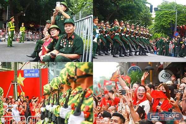 Các cựu chiến binh hạnh phúc khi được Hà Nội bố trí chỗ ngồi "đẹp" để xem Tổng duyệt A80