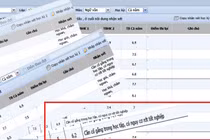 Lạ lùng, điểm trung bình môn 6.9 giáo viên nhận xét học bạ "có nguy cơ rớt tốt nghiệp"