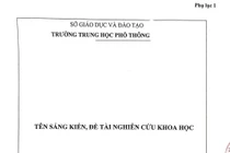 Giáo viên viết một sáng kiến dễ hay khó?